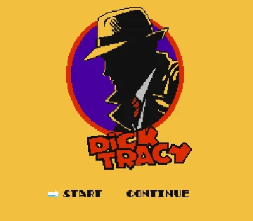 Dick Tracy (USA) screen shot title